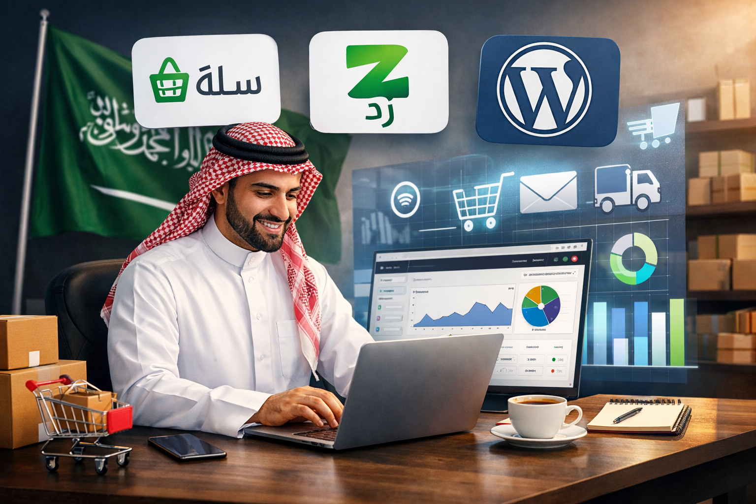 How to Professionally Manage an Online Store in Saudi Arabia (Salla – Zid – WordPress)
